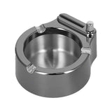 Cigarette Ashtray Stainless Steel Match Lighter Cigarette Ashtray for Home Office DecorationBlack In Australia - Darrahopens