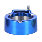 Cigarette Ashtray Stainless Steel Match Lighter Cigarette Ashtray for Home Office DecorationBlue In Australia - Darrahopens