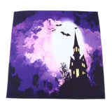 Halloween Castle Pattern Tapestry Wall Hanging Carpet Photography Background Home Party Decoration200x150cm / 78.7x59.1in
