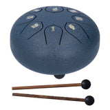 6in 8 Tones Tongue Drum with Mallets Music Book Musical Percussion Instruments for Meditation EntertainmentNavy Blue In Australia - Darrahopens