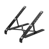 Desk Laptop Stand Foldable Aluminum Alloy Computer Stand Portable Laptop Riser Cooling RackBlack In Australia - Darrahopens