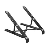 Desk Laptop Stand Foldable Aluminum Alloy Computer Stand Portable Laptop Riser Cooling RackBlack In Australia - Darrahopens