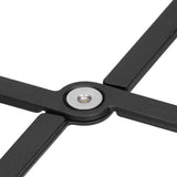 Desk Laptop Stand Foldable Aluminum Alloy Computer Stand Portable Laptop Riser Cooling RackBlack