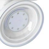 6PCS Strong Vacuum Wall Hook Towel Hook Plastic Self Adhesive Suction Cup for Kitchen Bathroom White