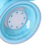 6PCS Strong Vacuum Wall Hook Towel Hook Plastic Self Adhesive Suction Cup for Kitchen Bathroom Blue