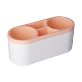 Hair Dryer Holder Wall Mounted Innovative Multifunctional Hair Tool Organizer with Stickers for Home Hotel BathroomOrange In Australia - Darrahopens