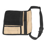 Unilateral Waist Hanging Tool Bag Wear Resistant Oxford Cloth Adjustable Tools Organizer for GardenKhaki Black In Australia - Darrahopens