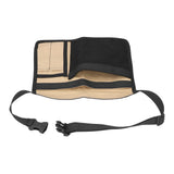 Unilateral Waist Hanging Tool Bag Wear Resistant Oxford Cloth Adjustable Tools Organizer for GardenKhaki Black