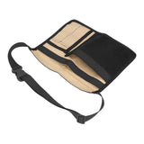 Unilateral Waist Hanging Tool Bag Wear Resistant Oxford Cloth Adjustable Tools Organizer for GardenKhaki Black