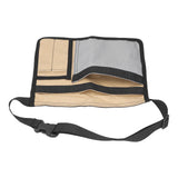 Unilateral Waist Hanging Tool Bag Wear Resistant Oxford Cloth Adjustable Tools Organizer for GardenKhaki Gray
