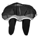 Breathable Horse Mask Universal Adjustable Elastic Mosquito Fly Repelling Veil Cover ProtectorBlack S 71x112x35cm / 28.0x44.1x13.8in