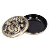 Coil Incense Burner Tray Vintage Incense Bowl Holder Metal Alloy for Living Room Bedroom Office368 In Australia - Darrahopens
