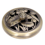 Coil Incense Burner Tray Vintage Incense Bowl Holder Metal Alloy for Living Room Bedroom Office368