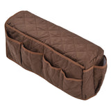 Couch Remote Holder Pocket Design Dustproof Waterproof Reasonable Layout Sofa Armrest OrganizersCoffee