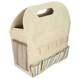 Garden Tool Bag Garden Tote Storage Bag with Multi Pockets Home Organizer for Indoor and Outdoor GardeningKhaki Stripe Stitching In Australia - Darrahopens