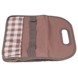 Garden Tool Bag Garden Tote Storage Bag with Multi Pockets Home Organizer for Indoor and Outdoor GardeningCoffee Lattice Stitching In Australia - Darrahopens