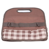 Garden Tool Bag Garden Tote Storage Bag with Multi Pockets Home Organizer for Indoor and Outdoor GardeningCoffee Lattice Stitching In Australia - Darrahopens