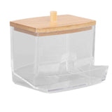 Cotton Swab Box Sturdy Durable Transparent High Smoothness Practical Storage Case with Cover In Australia - Darrahopens