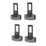4PCS/Set Car Seat Safety Belt Stopper Buckles Alarm Canceler Carbon Fiber Aluminum Alloy Universal In Australia - Darrahopens
