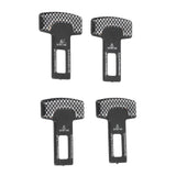 4PCS/Set Car Seat Safety Belt Stopper Buckles Alarm Canceler Carbon Fiber Aluminum Alloy Universal In Australia - Darrahopens