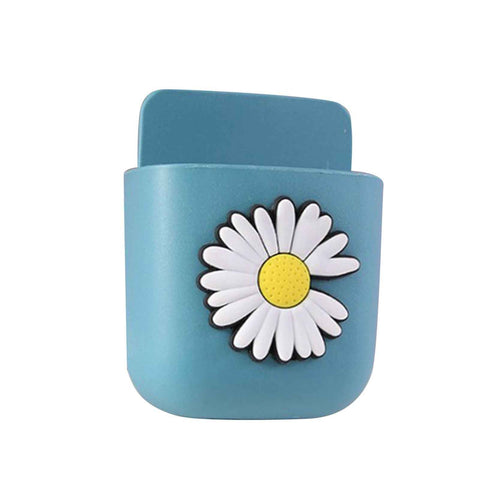 Remote Control Holders Wall Mount Adhesive Organizer Pen Storage Box Phone Holder for Office Home SchoolLake Blue Daisy In Australia - Darrahopens