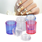 Nail Art Stamper Clear Silicone Stamping Jelly for for DIY Nail Edges Prints Patterns