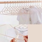 10PCS 40cm Coat Clothes Hanger Stainless Steel Drying Clothes Rack Laundry Rack for DormitoryPink In Australia - Darrahopens
