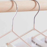 10PCS 40cm Coat Clothes Hanger Stainless Steel Drying Clothes Rack Laundry Rack for DormitoryPink In Australia - Darrahopens