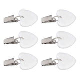 6Pcs Tablecloth Weights Marble Stainless Steel Small Size Waterproof Rustproof Durable Clip On Weights for Party PicnicHeart Shaped In Australia - Darrahopens