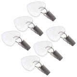 6Pcs Tablecloth Weights Marble Stainless Steel Small Size Waterproof Rustproof Durable Clip On Weights for Party PicnicHeart Shaped In Australia - Darrahopens