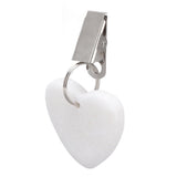 6Pcs Tablecloth Weights Marble Stainless Steel Small Size Waterproof Rustproof Durable Clip On Weights for Party PicnicHeart Shaped