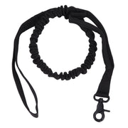 Dog Leash Durable Wear Resistant Easy Control Elasticity Provides Ductility Military Pet Leash Pet SupplyBlack