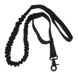 Dog Leash Durable Wear Resistant Easy Control Elasticity Provides Ductility Military Pet Leash Pet SupplyBlack