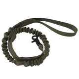Dog Leash Durable Wear Resistant Easy Control Elasticity Provides Ductility Military Pet Leash Pet SupplyGreen
