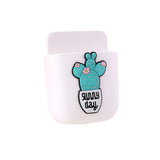 Cartoon Storage Box Wall Mounted Storage Container Cute Phone Storage Box for Home Decoration(White Cactus Pattern ) In Australia - Darrahopens
