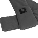 Heating Scarf Washable Skin Friendly Electric Heated Scarf with 3 Adjustable Gears for Adults Children ElderlyGrey