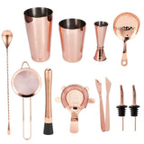 11PCS/Set Cocktail Shaker Set Bartender Kit Cocktail Strainer Stainless Steel Barware for Home PartyRose Gold In Australia - Darrahopens