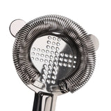 11PCS/Set Cocktail Shaker Set Bartender Kit Cocktail Strainer Stainless Steel Barware for Home PartyRuthenium Black
