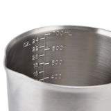 Measuring Cup 304 Stainless Steel CorrosionResistant Coffee Milk Frothing Cup with Scale for Home Coffee Shop(700ML )