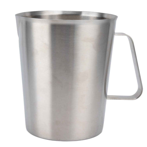 Measuring Cup 304 Stainless Steel CorrosionResistant Coffee Milk Frothing Cup with Scale for Home Coffee Shop(1500ML ) In Australia - Darrahopens