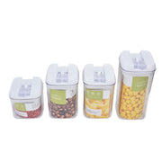 4Pcs/Set Kitchen Storage Box Transparent Multifunctional Sealed Jar for Home Kitchen In Australia - Darrahopens
