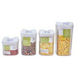 4Pcs/Set Kitchen Storage Box Transparent Multifunctional Sealed Jar for Home Kitchen In Australia - Darrahopens