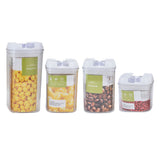 4Pcs/Set Kitchen Storage Box Transparent Multifunctional Sealed Jar for Home Kitchen In Australia - Darrahopens