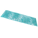 Rectangle Shape Tablecloth Hollow Out Table Runner for Wedding Household DecorationsGreen