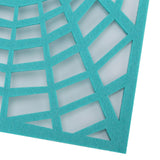 Rectangle Shape Tablecloth Hollow Out Table Runner for Wedding Household DecorationsGreen