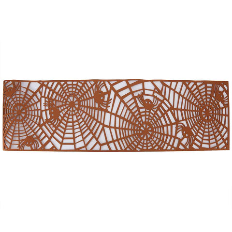 Rectangle Shape Tablecloth Hollow Out Table Runner for Wedding Household DecorationsBrown In Australia - Darrahopens