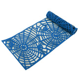 Rectangle Shape Tablecloth Hollow Out Table Runner for Wedding Household DecorationsLight Blue