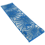 Rectangle Shape Tablecloth Hollow Out Table Runner for Wedding Household DecorationsLight Blue