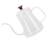 Glass Coffee Pot Swan Neck Thin Mouth Kettle HandMade Coffee Maker Pour Over Kettle(600 ml ) In Australia - Darrahopens