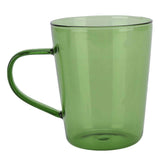380ml Milk Cup High Borosilicate Glass Thermal Easy to Clean Glass Mug for Kitchens Hotels Coffee ShopsGreen In Australia - Darrahopens